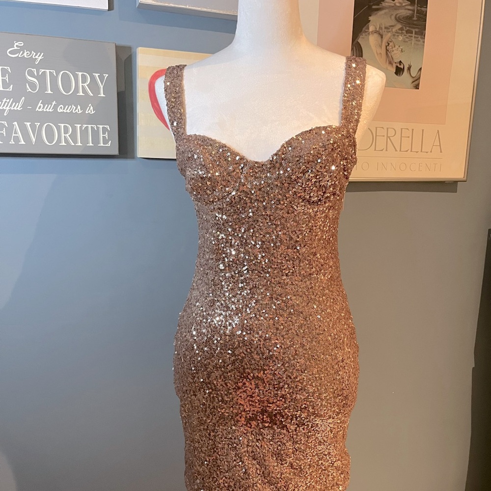 Sparkly mini dress